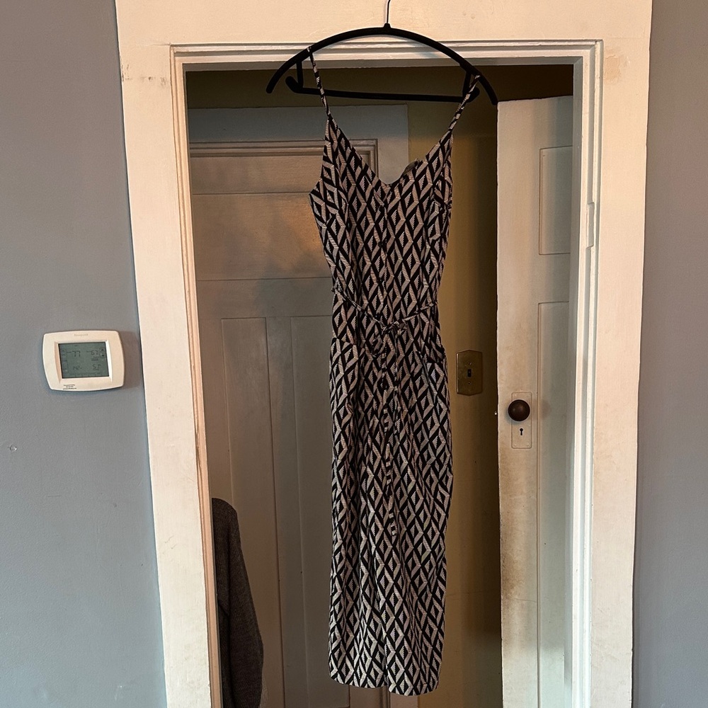 Geo Pattern Cropped wide jumper